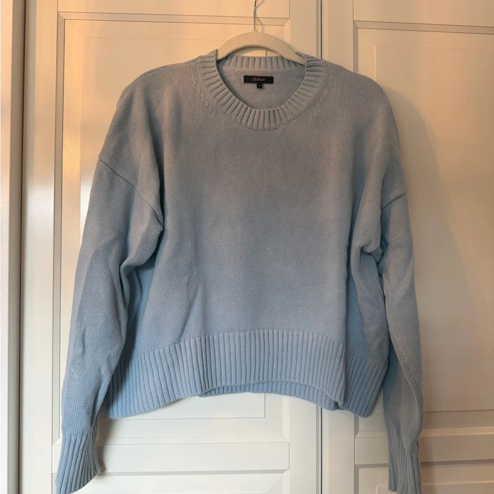 Quince Organic Cotton Boyfriend Sweater - Picture 2 of 5